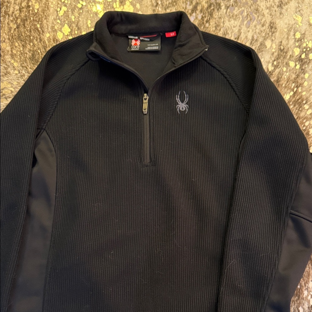 Spyder Men's Dark Zip-Up Sweater